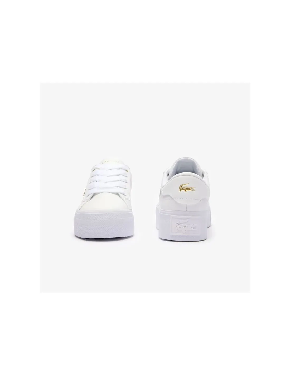 Zapatillas Lacoste Vulcanized Mujer Blanco