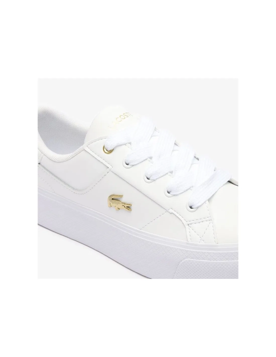Zapatillas Lacoste Vulcanized Mujer Blanco