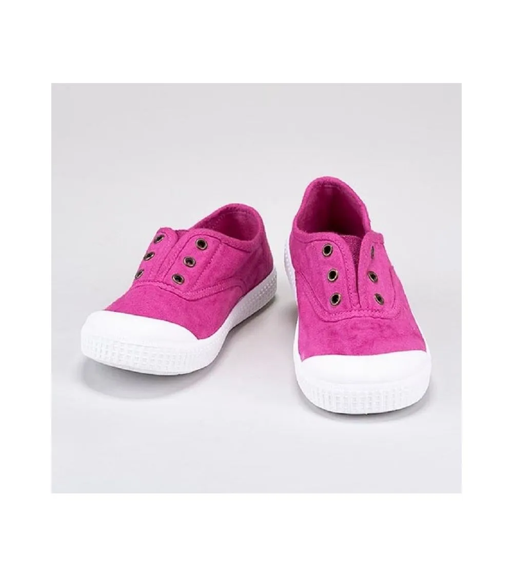 ZAPATILLAS LONA FUCSIA IGOR BERRI ELÁSTICO