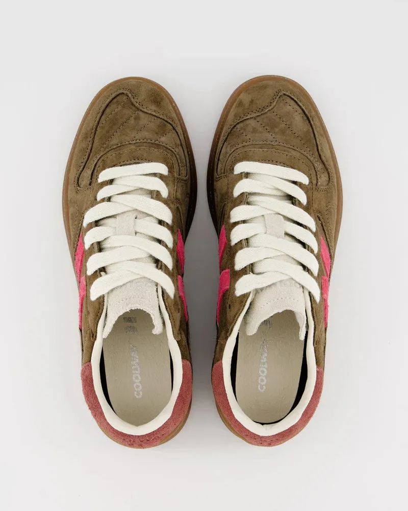 Zapatillas mujer Goal marrón Coolway