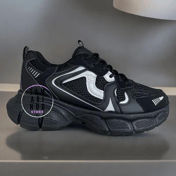 ZAPATILLAS NEGRO 2460