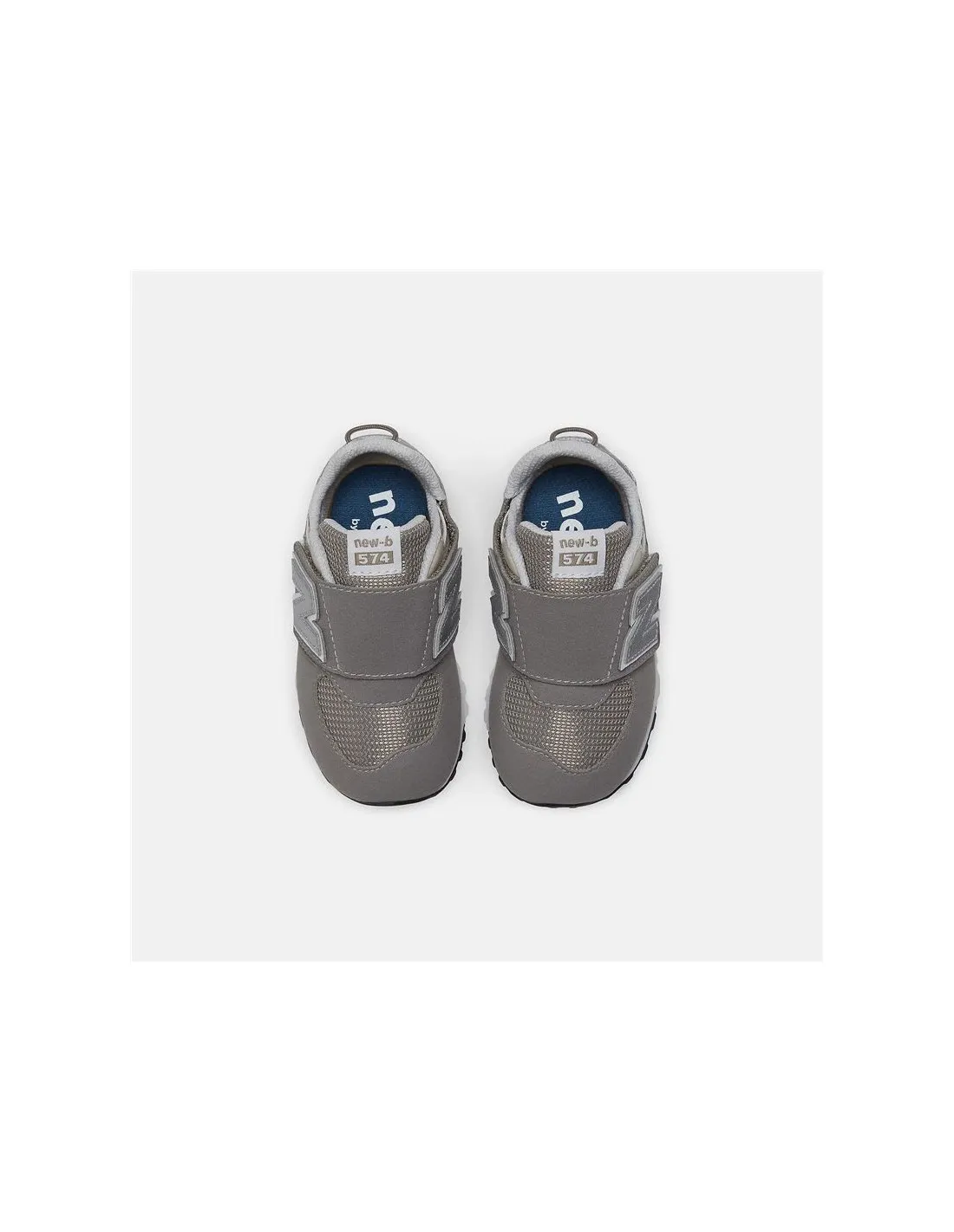 ZAPATILLAS NEW BALANCE 574 NEWB HOOK & LOOP GRIS BEBéS