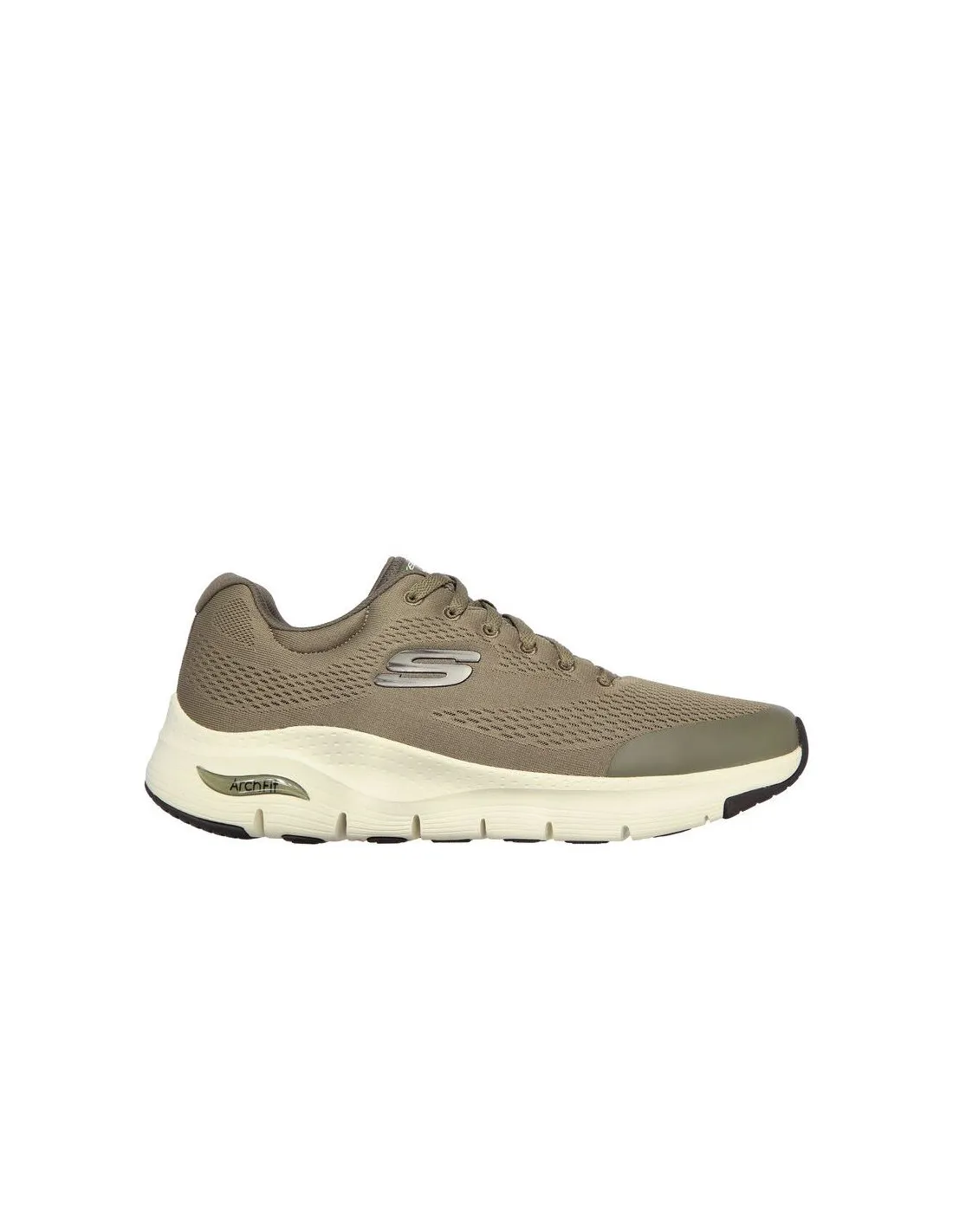 ZAPATILLAS SKECHERS ARCH FIT ENGINEERED MESH LACEUP HOMBRE OLIVA
