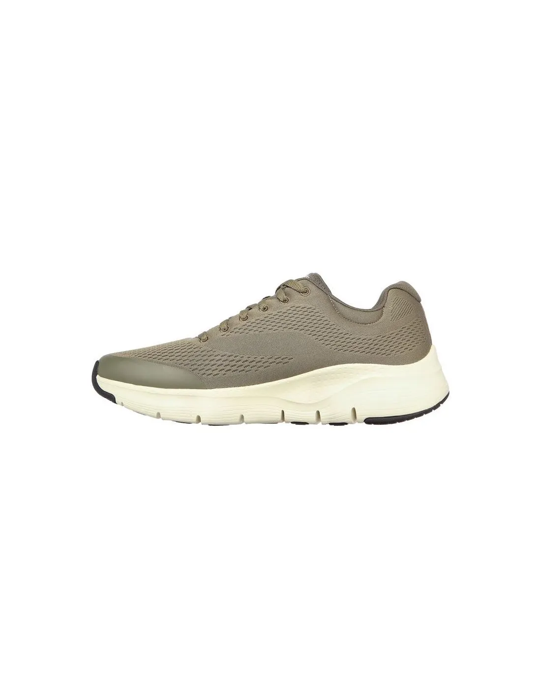 ZAPATILLAS SKECHERS ARCH FIT ENGINEERED MESH LACEUP HOMBRE OLIVA