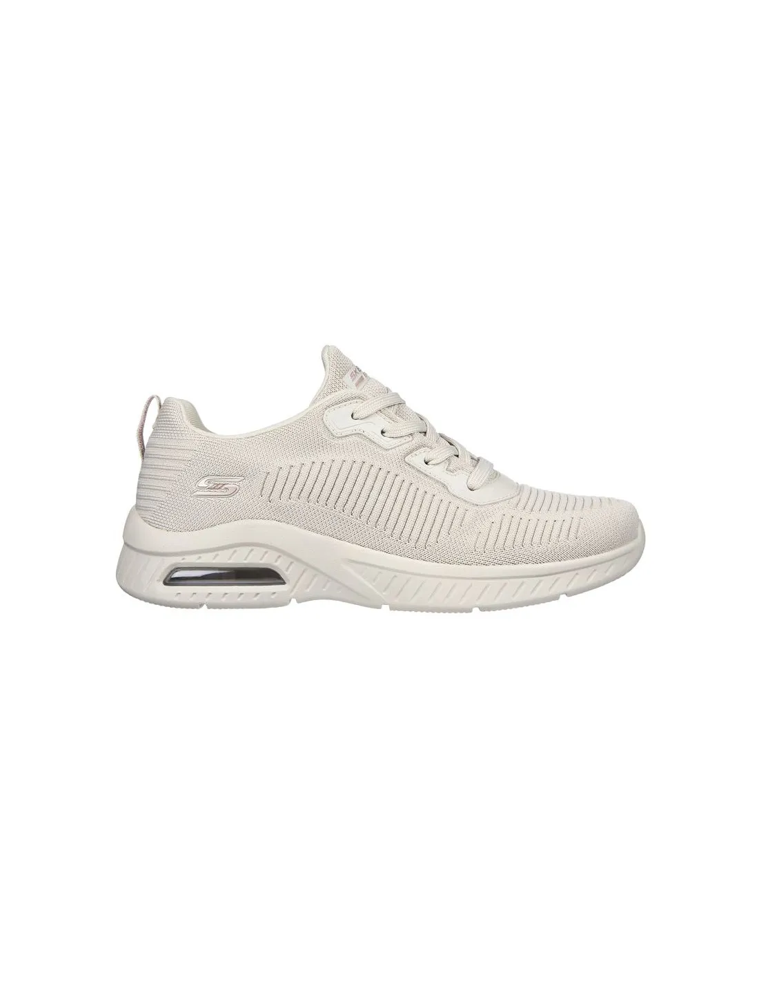 ZAPATILLAS SKECHERS BOBS SQUAD AIR  CLOSE ENCOUNTER BEIGE MUJER