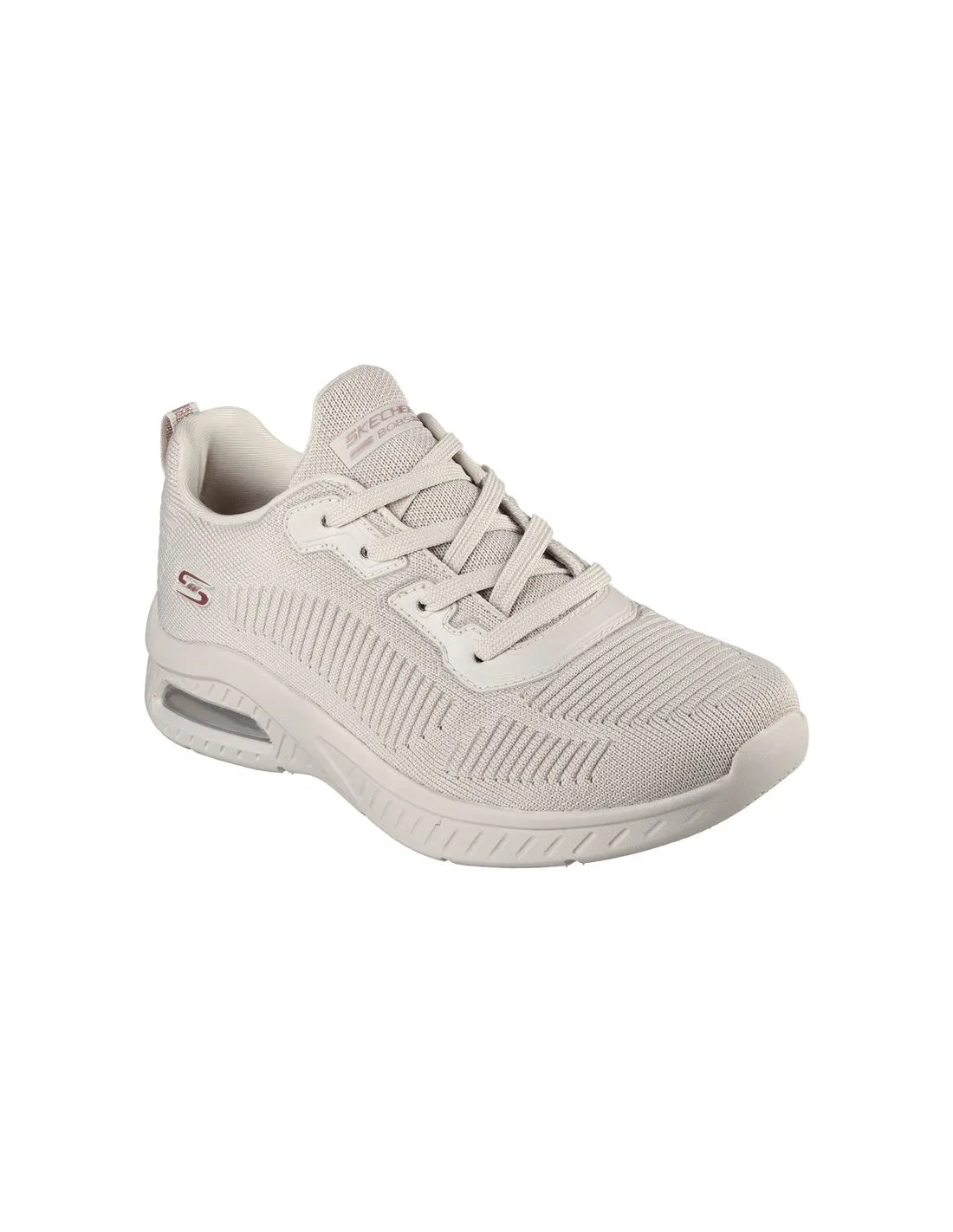 ZAPATILLAS SKECHERS BOBS SQUAD AIR  CLOSE ENCOUNTER BEIGE MUJER