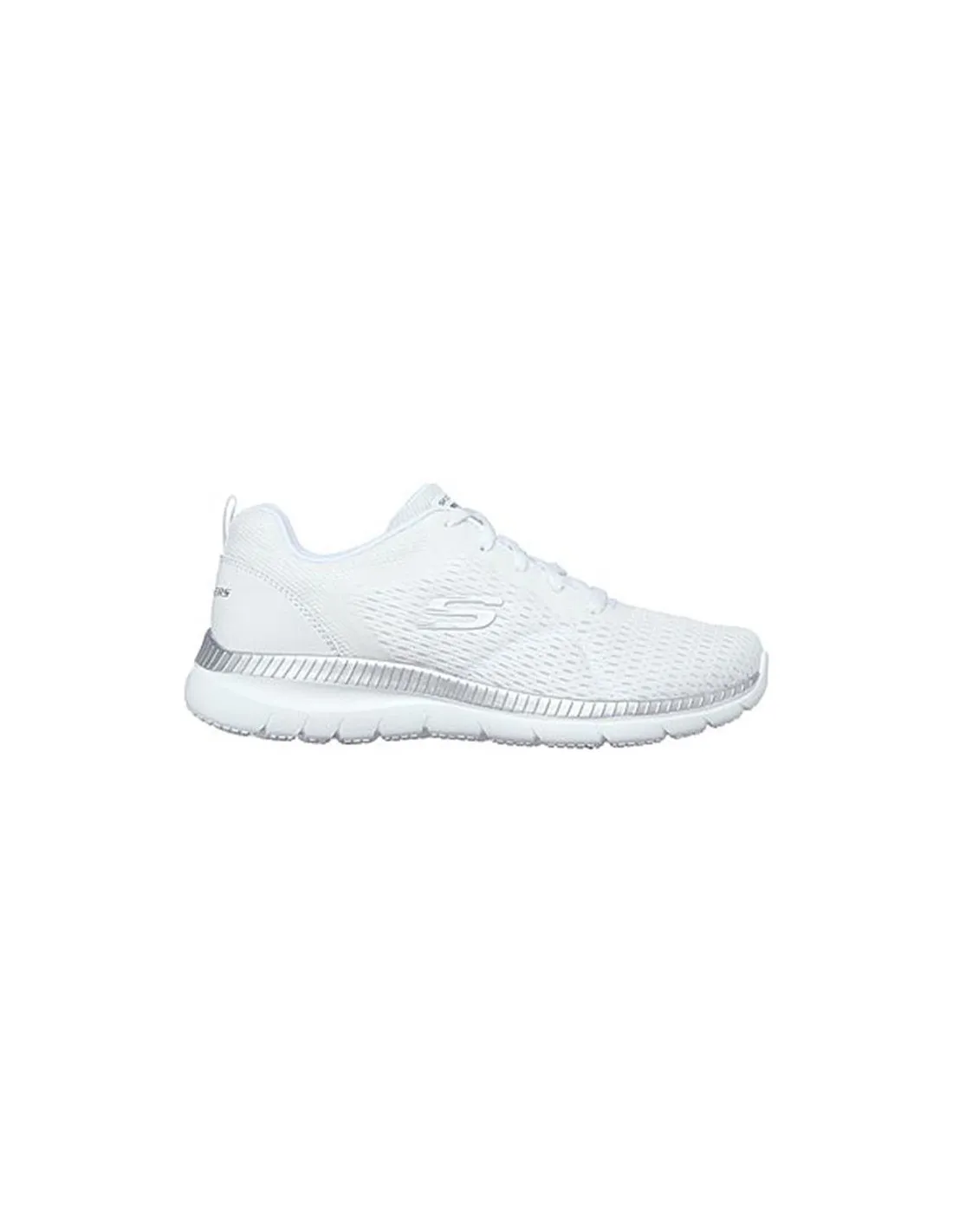 ZAPATILLAS SKECHERS BOUNTIFUL  QUICK PA MUJER BLANCO