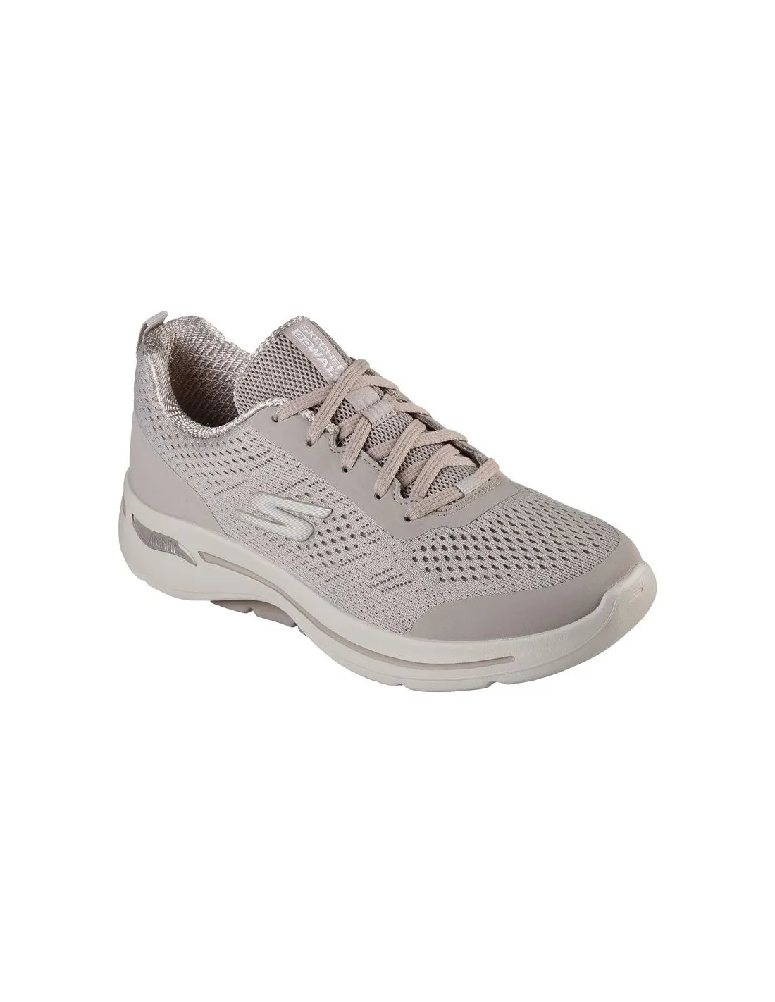 ZAPATILLAS SKECHERS GO WALK ARCH FIT  MOTION BREEZE BEIGE MUJER