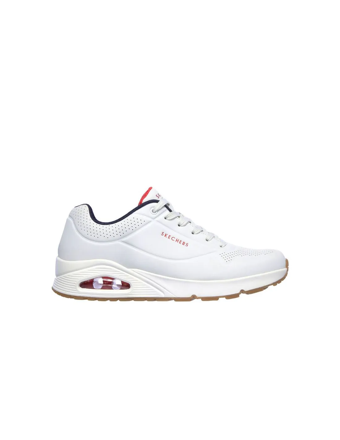 ZAPATILLAS SKECHERS UNO  STAND ON AIR HOMBRE BLANCO