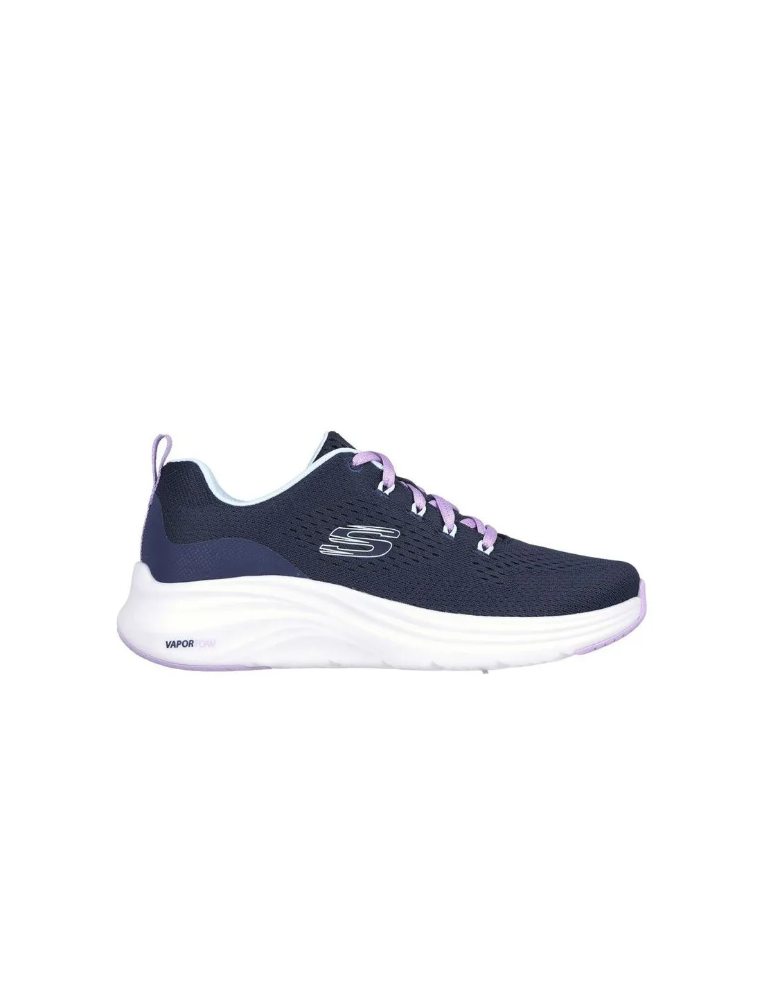 ZAPATILLAS SKECHERS VAPOR FOAM  FRESH T MUJER AZUL MARINO/LAVANDA