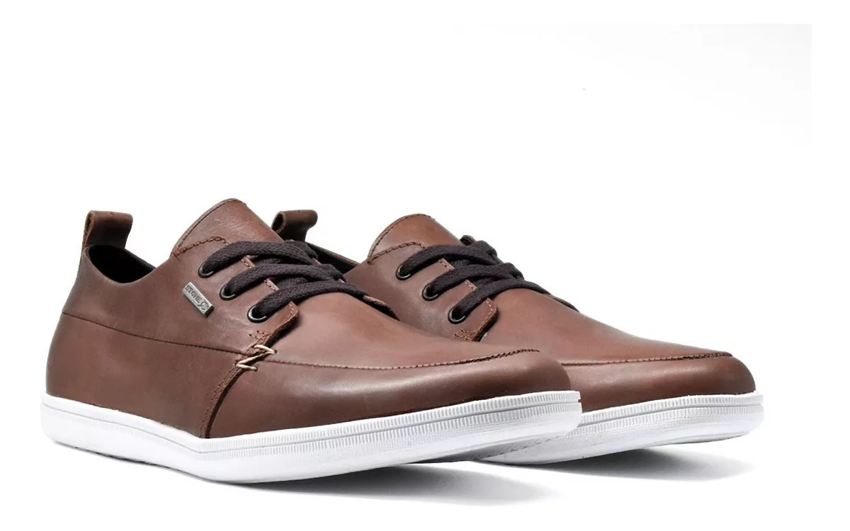 Zapatillas Urbanas Cuero Stone Hombre 1203 