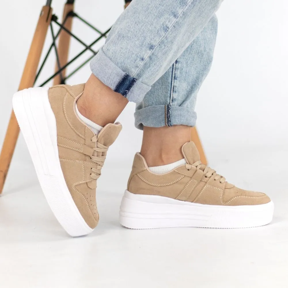 Zapatillas Urbanas Magdalenashoes Mujer Renata Beige