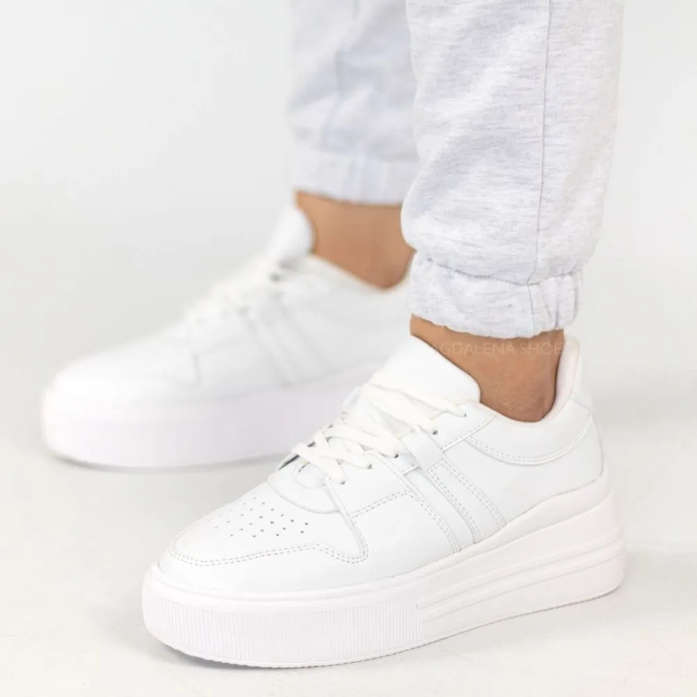 Zapatillas Urbanas Magdalenashoes Mujer Renata Blanco