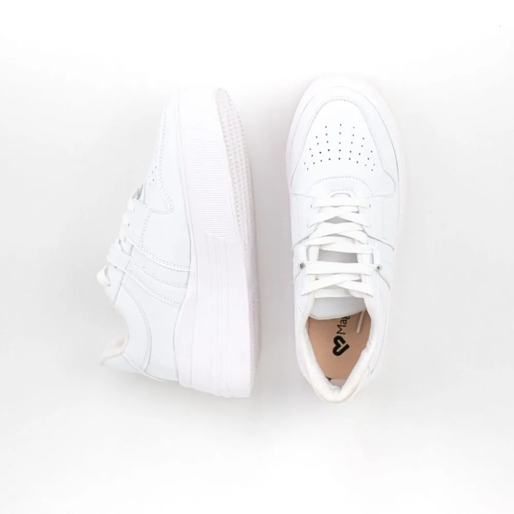 Zapatillas Urbanas Magdalenashoes Mujer Renata Blanco