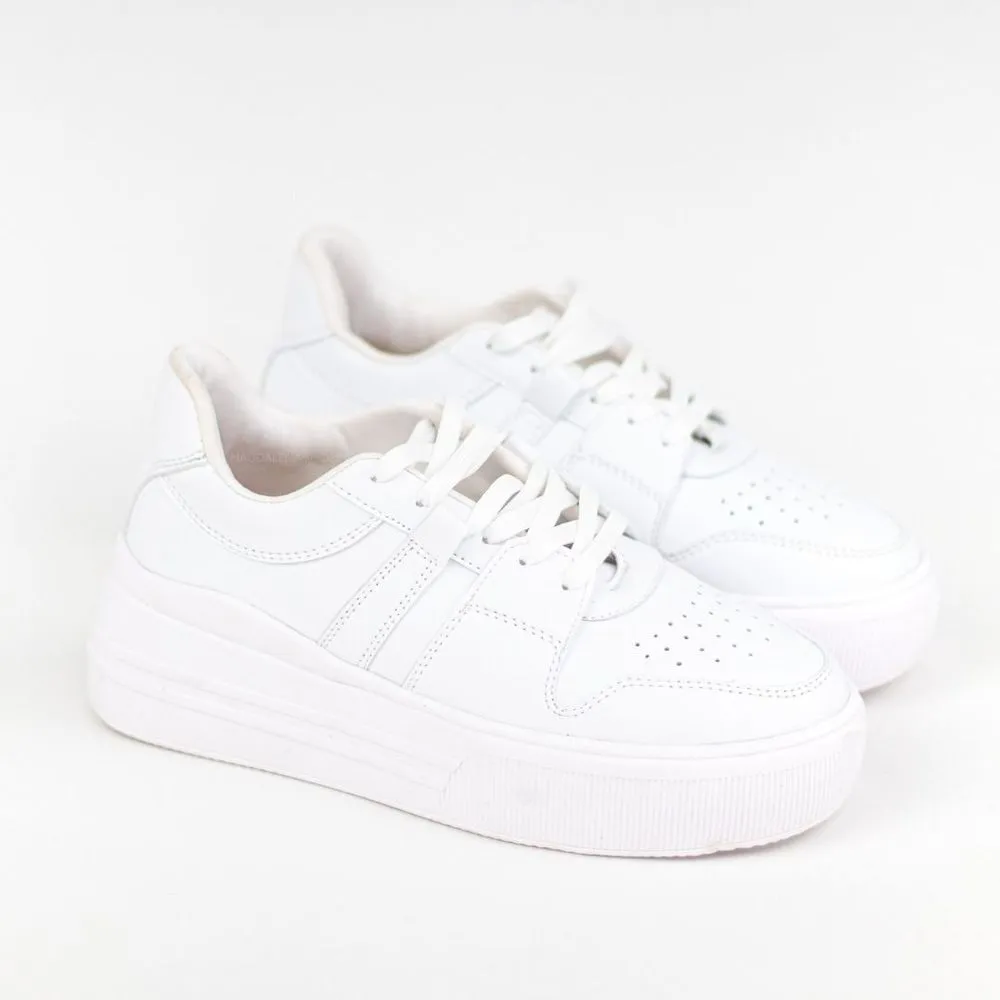 Zapatillas Urbanas Magdalenashoes Mujer Renata Blanco