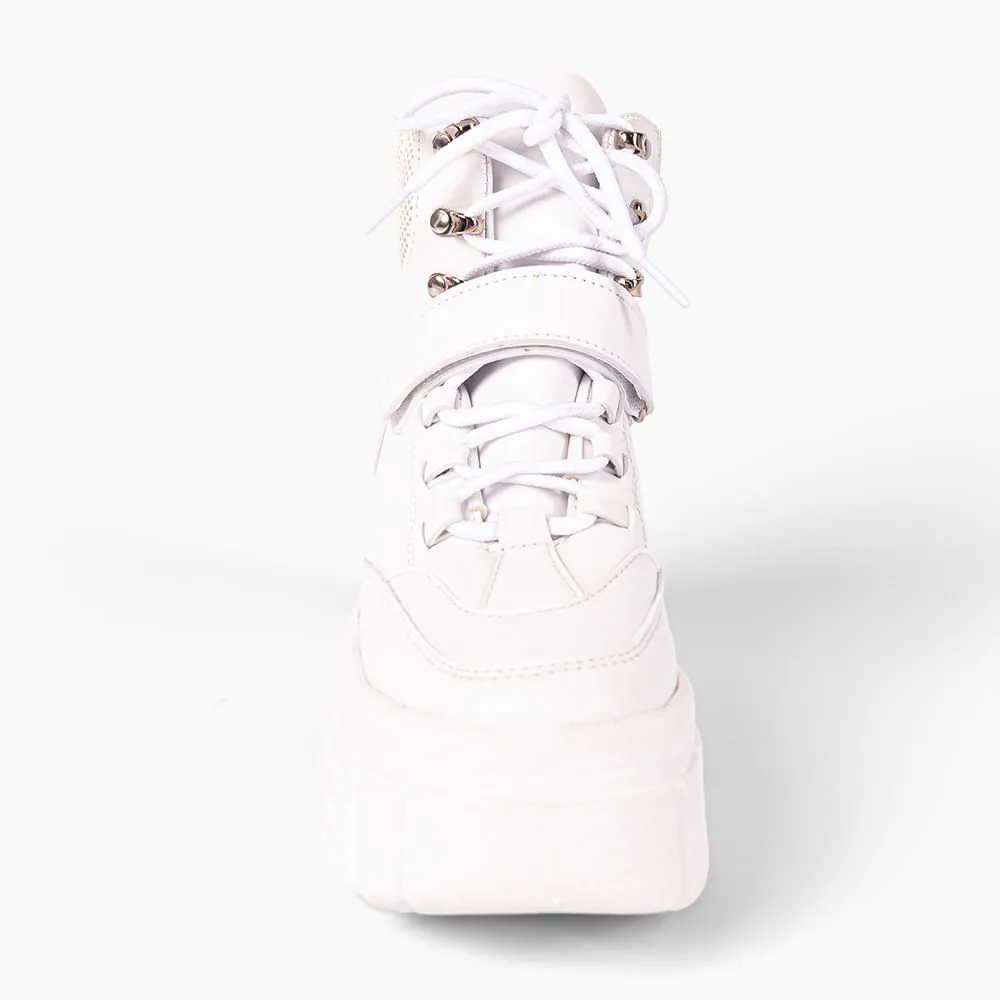 Zapatillas Urbanas Mujer Chunky  Boot  Blanco