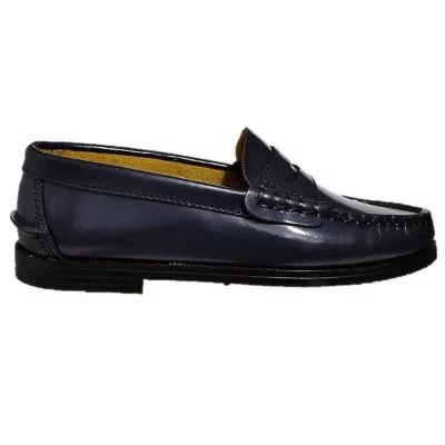 Zapato castellano antifaz marino