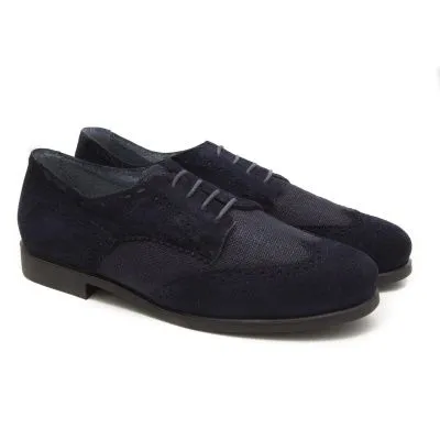 Zapato comunion blucher marino
