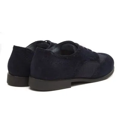 Zapato comunion blucher marino