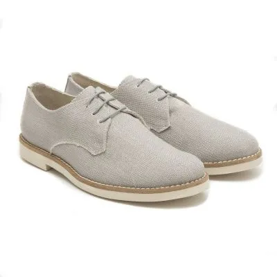 Zapato comunion lino gris