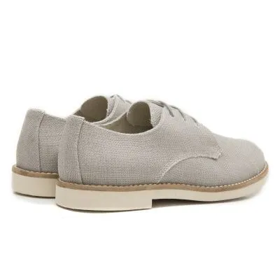 Zapato comunion lino gris