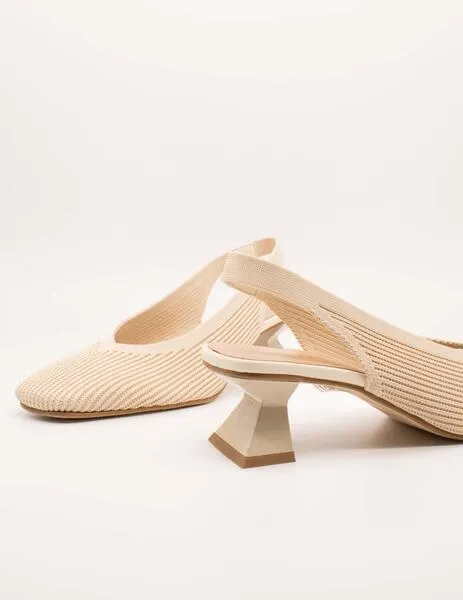 ZAPATO MISS ELASTIC 0700653526 RECITEX CREMA DE MUJER
