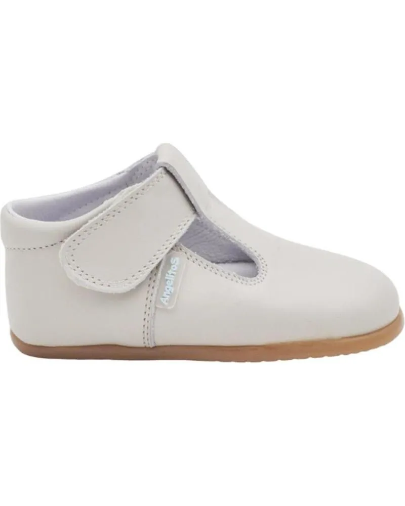 Zapatos ANGELITOS  de Niño PEPITO PIEL RESPETUOSO 542  BEIGE