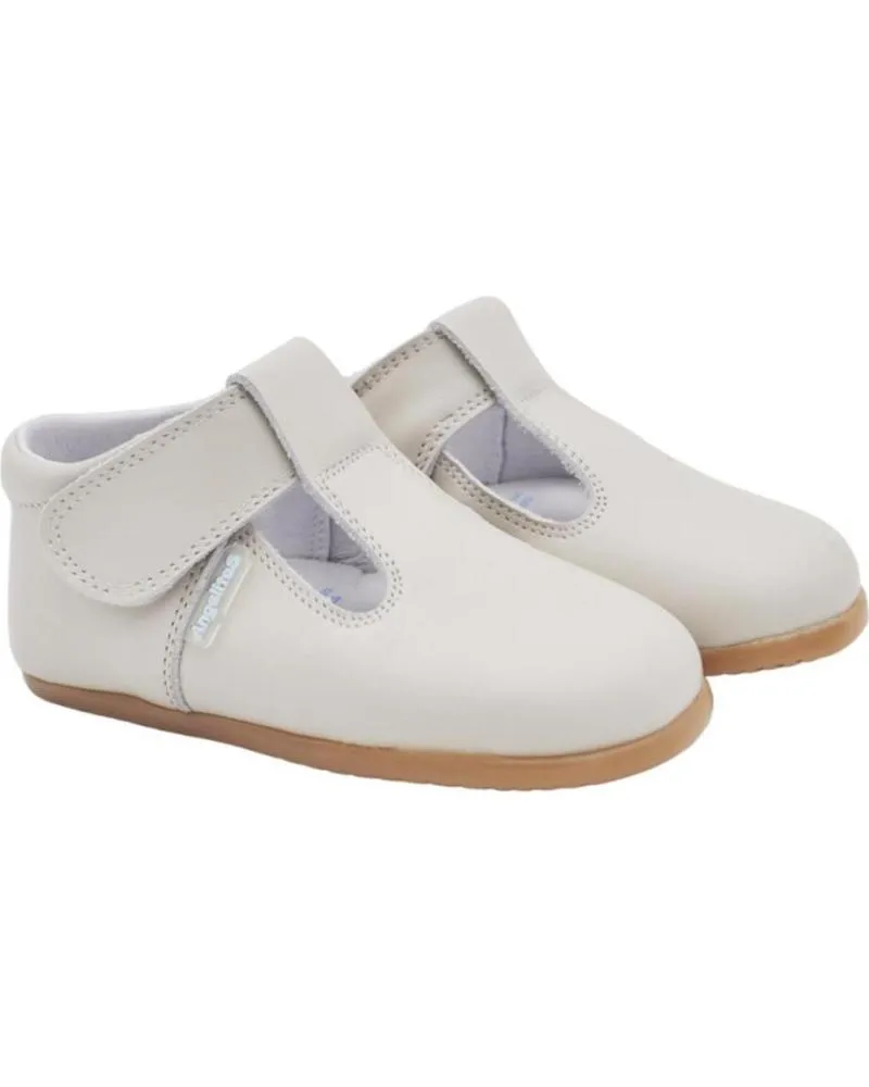 Zapatos ANGELITOS  de Niño PEPITO PIEL RESPETUOSO 542  BEIGE