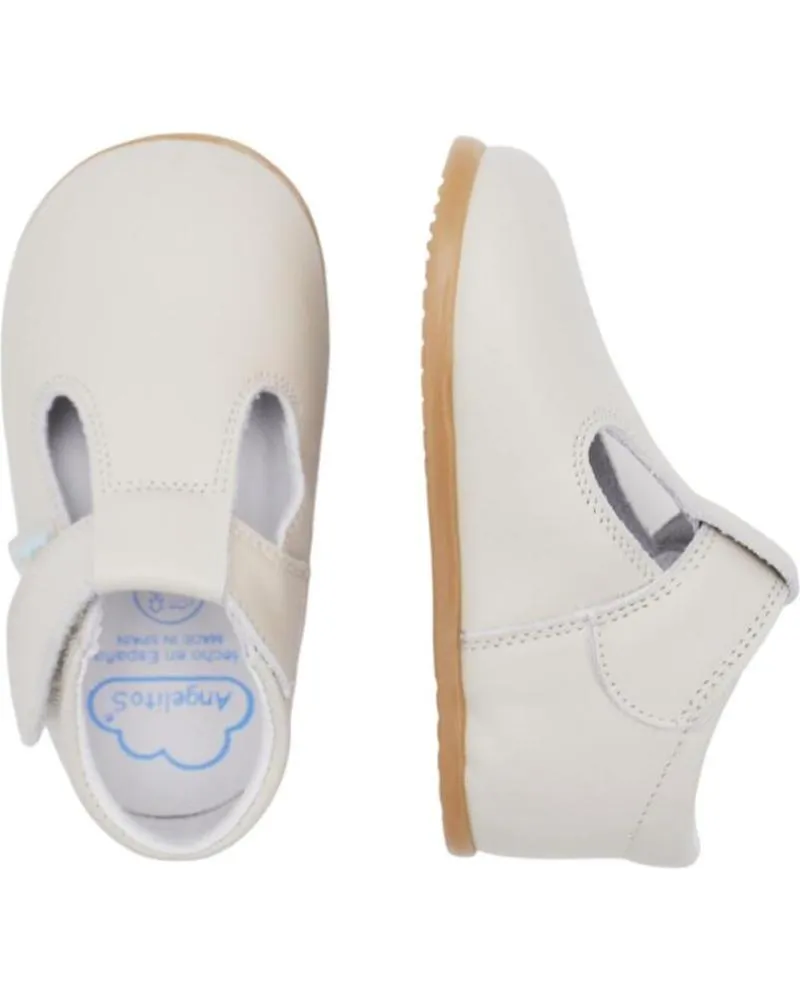Zapatos ANGELITOS  de Niño PEPITO PIEL RESPETUOSO 542  BEIGE