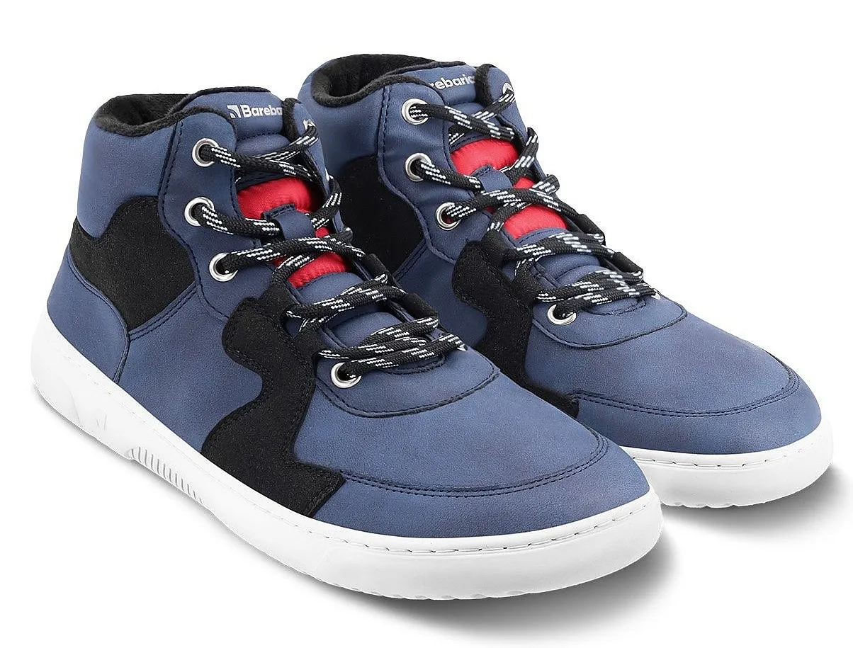 ZAPATOS BAREBARICS LYNX  DARK BLUE & WHITE