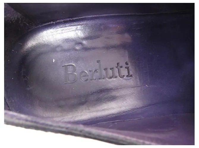 ZAPATOS BERLUTI ALESSANDRO SCRITTO 9 43 Zapatos Oxford PIEL PATINA ZAPATOS 