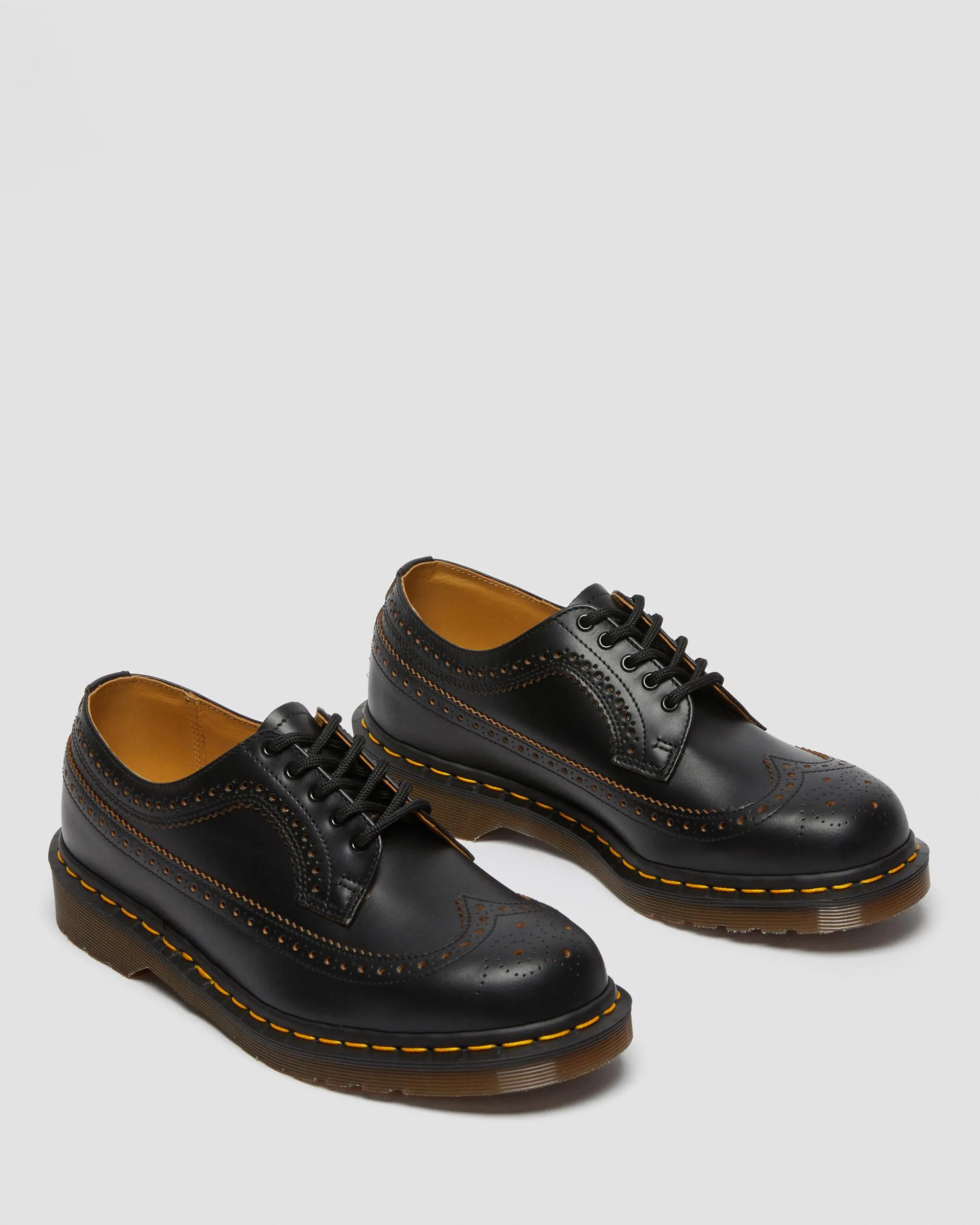 Zapatos Blucher 3989 Vintage de piel Quilon calada