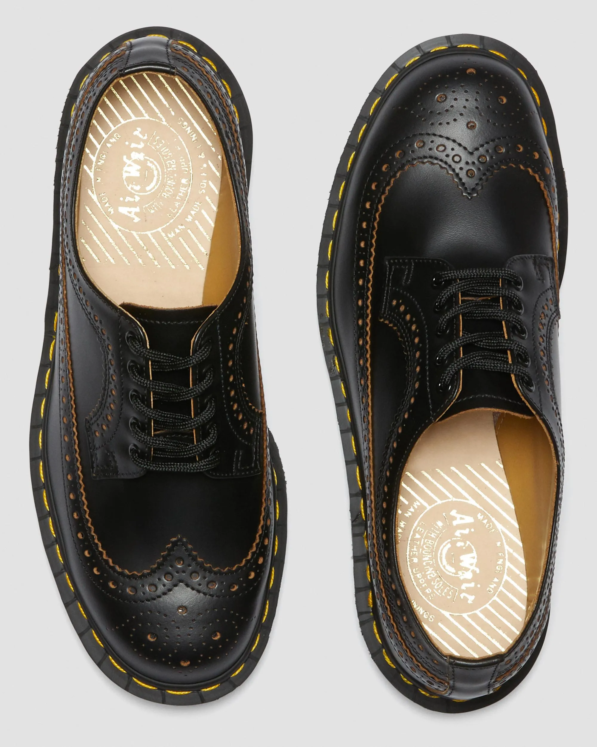Zapatos Blucher 3989 Vintage de piel Quilon calada