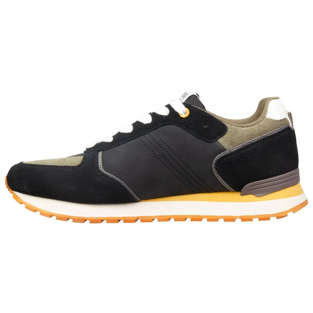 ZAPATOS COLMAR TRAVIS BLOCK BLACKMILITARY GREEN OCHRE