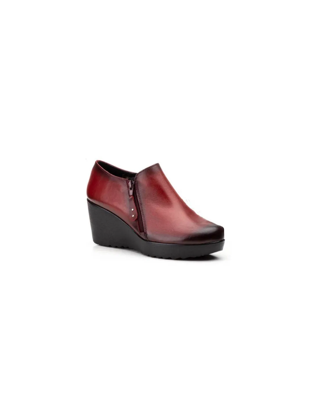 Zapatos Cuña Cómodos Piel
