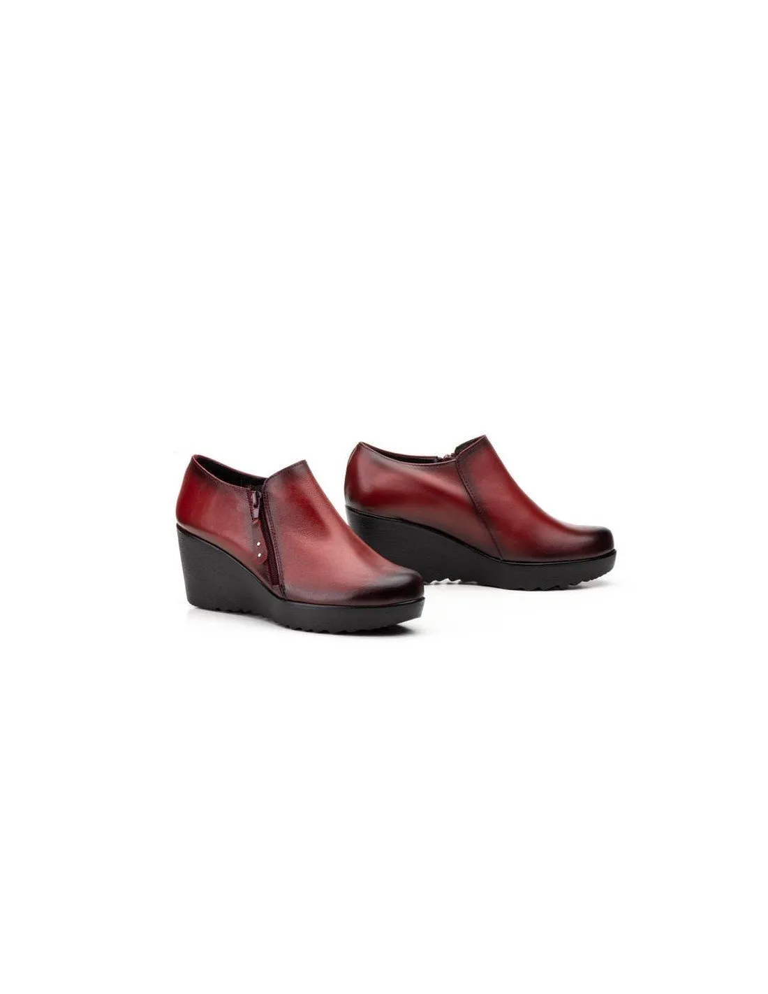 Zapatos Cuña Cómodos Piel