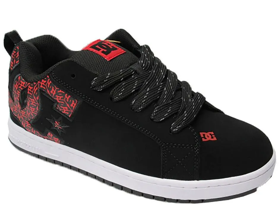 ZAPATOS DC COURT GRAFFIK  BW5/BLACK/WHITE/RED  MEN´S