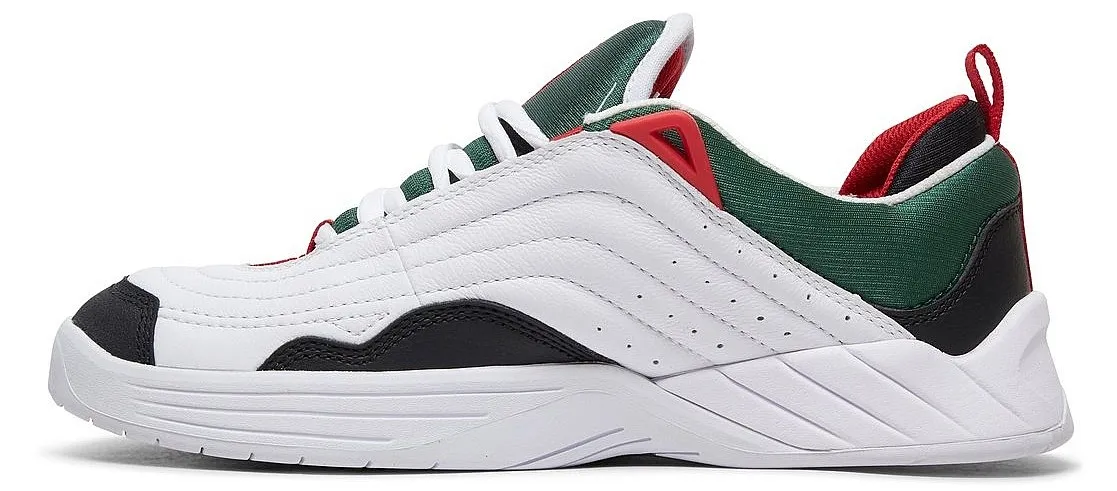 ZAPATOS DC WILLIAMS SLIM  WTK/WHITE/BLACK/ATHLETIC RED