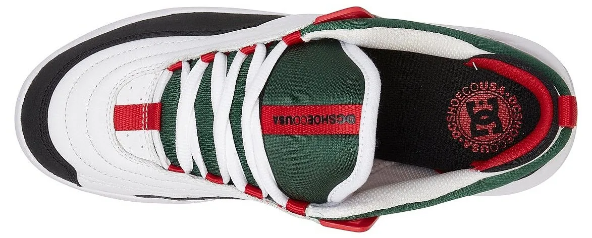 ZAPATOS DC WILLIAMS SLIM  WTK/WHITE/BLACK/ATHLETIC RED