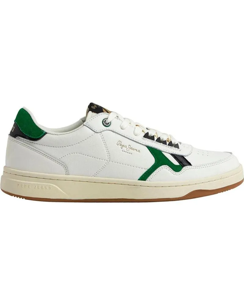 Zapatos de Hombre PEPE JEANS DEPORTIVAS PMS30901 WHITEGREEN