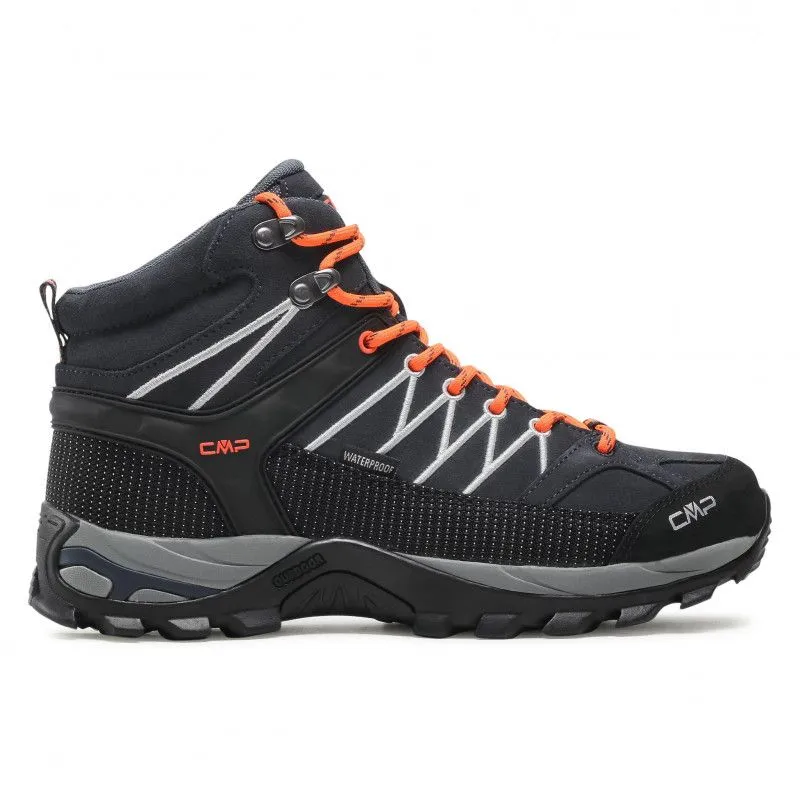 Zapatos de montaña CMP RIGEL MID WP (Antracita/Naranja Flash) Hombre