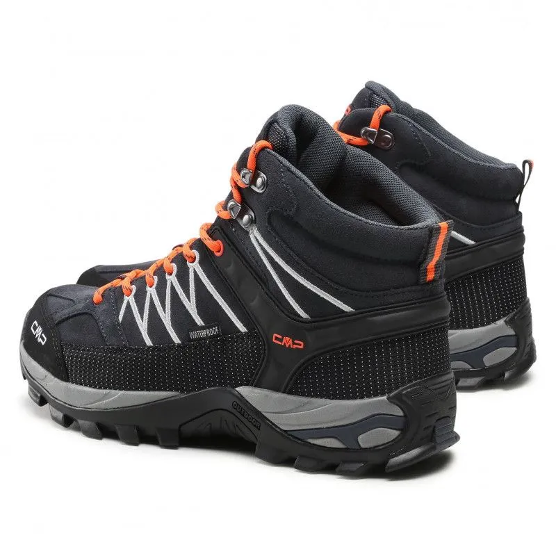 Zapatos de montaña CMP RIGEL MID WP (Antracita/Naranja Flash) Hombre
