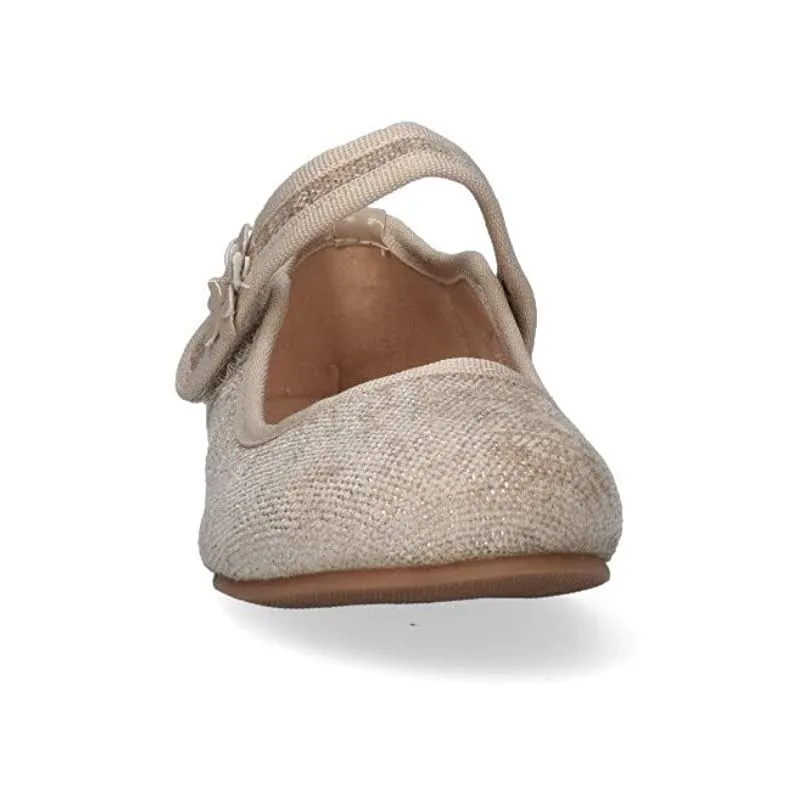 Zapatos de niña tejido lino