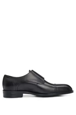 Zapatos de piel con hebilla doble