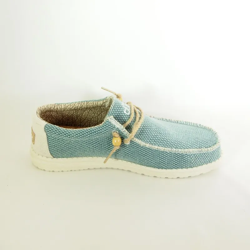 Zapatos Hey Dude 110622 Wally Braided Aqua