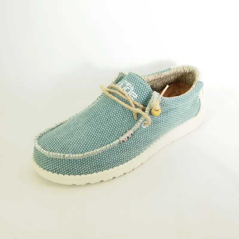 Zapatos Hey Dude 110622 Wally Braided Aqua