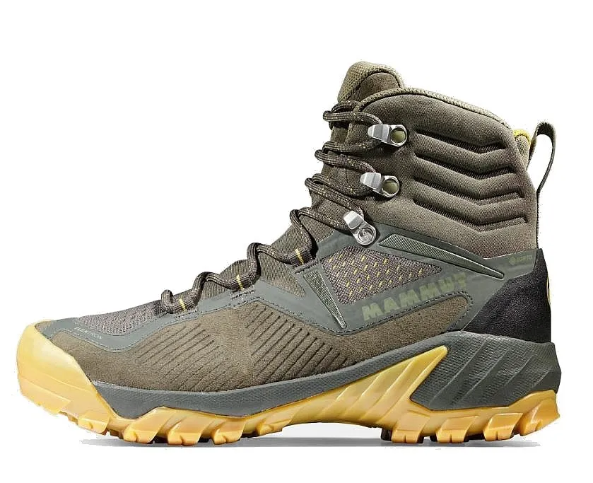 ZAPATOS MAMMUT SAPUEN HIGH GTX  DARK TIN/AMBER GREEN  WOMEN´S