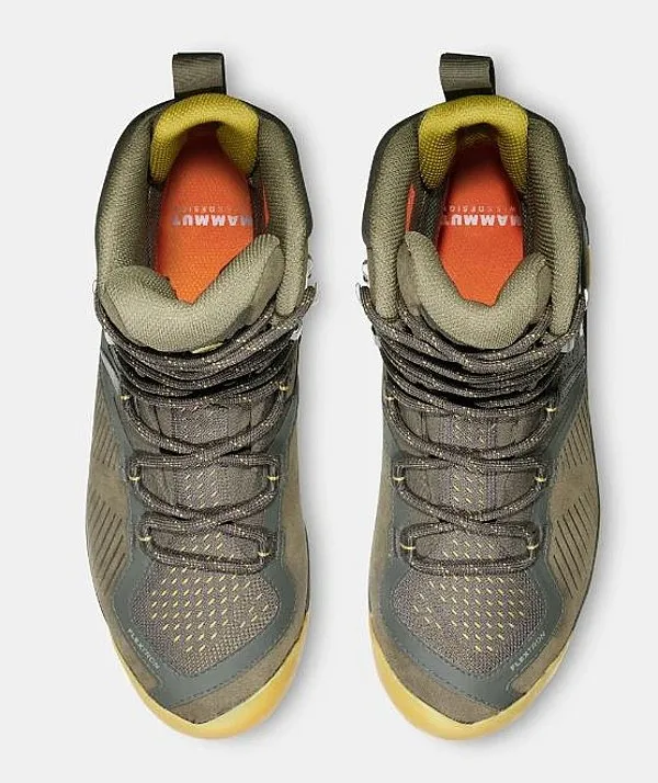 ZAPATOS MAMMUT SAPUEN HIGH GTX  DARK TIN/AMBER GREEN  WOMEN´S