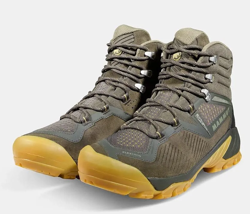 ZAPATOS MAMMUT SAPUEN HIGH GTX  DARK TIN/AMBER GREEN  WOMEN´S