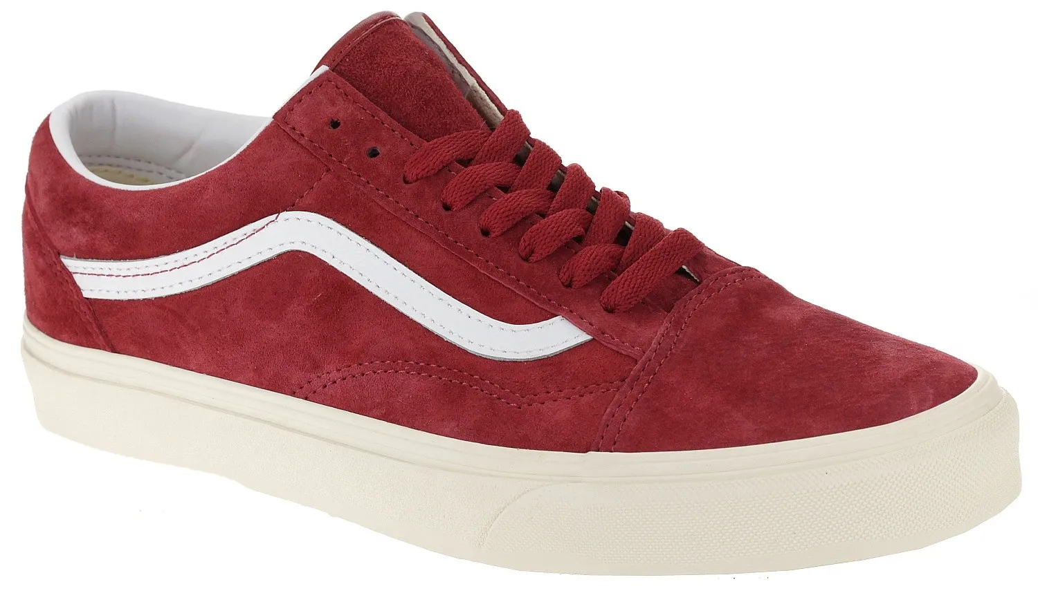 ZAPATOS VANS OLD SKOOL  PIG SUEDE/CHILI PEPPER/TRUE WHITE